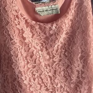 Maggie Lawrence Pink Lace Tank Top
